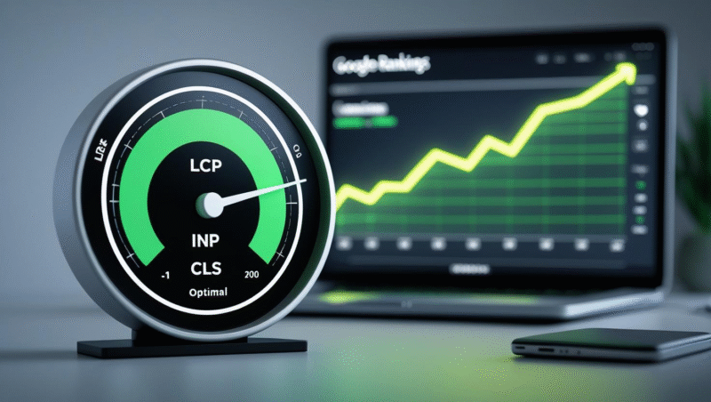 RMP clock with graph on laptop